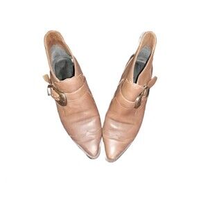 Vintage 90s Women's Two Lips Country Western Style Booties-Size 7